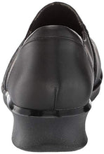 Clarks Women's Hope Lynn Loafer, Black Leather, 9.5