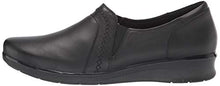 Clarks Women's Hope Lynn Loafer, Black Leather, 9.5