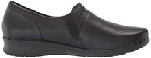 Clarks Women's Hope Lynn Loafer, Black Leather, 9.5