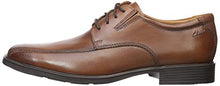 Clarks Men's Tilden Walk Oxford, Dark Tan Leather, 10.5 W US