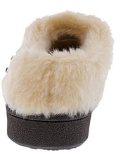 Clarks Women's Ginger Indoor Outdoor Faux Fur Slippers