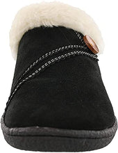 CLARKS Women's Rebecca Winter Slippers (8 M US, Black Suede)