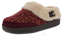 Clarks Women's Ginger Indoor Outdoor Faux Fur Slippers