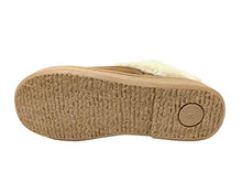 Clarks Women's Faux Fur Clog Indoor and Outdoor Slipper (8M US, Cognac)