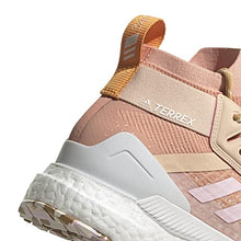 adidas Women's Terrex Free Hiker Primeblue Hiking Shoes, Ambient Blush/Clear Pink/Wonder White - 8