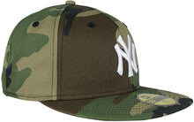 New Era New York Yankees Basic 59Fifty Fitted Cap Hat Woodland Camo 11941964
