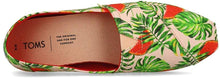 TOMS Womens Alpargata Watermelon Palms Print