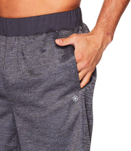 Gaiam Men's Yoga Shorts - Performance Heather Gym & Workout Short w/Pockets