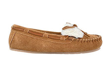 Clarks Holly Folded Tongue Moccasin Slipper Indoor Outdoor House Slippers Cinnamon (Cinnamon, 9)