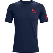 Under Armour Men's Standard New Freedom Flag T-Shirt, Steel Medium Heather (035)/Black, X-Large Tall