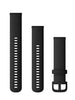 Garmin Quick Release 20 Watch Band, Black Silicone and Hardware, (010-13021-03)