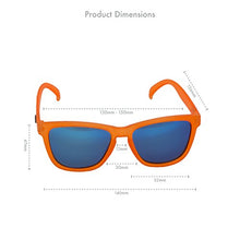 goodr RUNNING SUNGLASSES - (Orange w/Blue Lens)