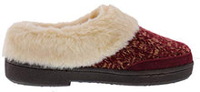 Clarks Women's Ginger Indoor Outdoor Faux Fur Slippers