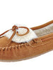 Clarks Holly Folded Tongue Moccasin Slipper Indoor Outdoor House Slippers Cinnamon (Cinnamon, 9)