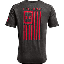 Under Armour Men's Standard New Freedom Flag T-Shirt, Charcoal Medium Heather (019)/Marine Od Green, 4X-Large Tall