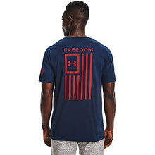 Under Armour Men's Standard New Freedom Flag T-Shirt, Steel Medium Heather (035)/Black, X-Large Tall