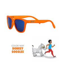 goodr RUNNING SUNGLASSES - (Orange w/Blue Lens)