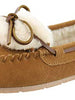 Clarks Holly Folded Tongue Moccasin Slipper Indoor Outdoor House Slippers Cinnamon (Cinnamon, 8)