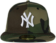 New Era New York Yankees Basic 59Fifty Fitted Cap Hat Woodland Camo 11941964