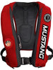 Mustang Survival Corp Elite Inflatable PFD (Auto Hydrostatic) Competition Logo, Red