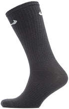 NIKE Unisex Performance Cushion Crew Socks with Bag (6 Pairs), Black/White, Medium