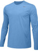 Nike Boys Legend Long Sleeve Athletic T-Shirt (Sky Blue, Small)