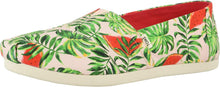 TOMS womens Alpargata footwear, Spanish Villa Watermeloon Palms Print, 6 US
