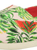 TOMS womens Alpargata footwear, Spanish Villa Watermeloon Palms Print, 6 US