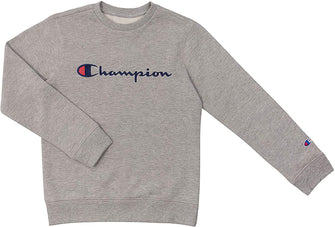 Champion Unisex Heritage Boy and Girls Fleece Pullover Champion Scipt Sweatshirt…